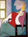 Woman Sitting Near a Window 1932 cubist Pablo Picasso